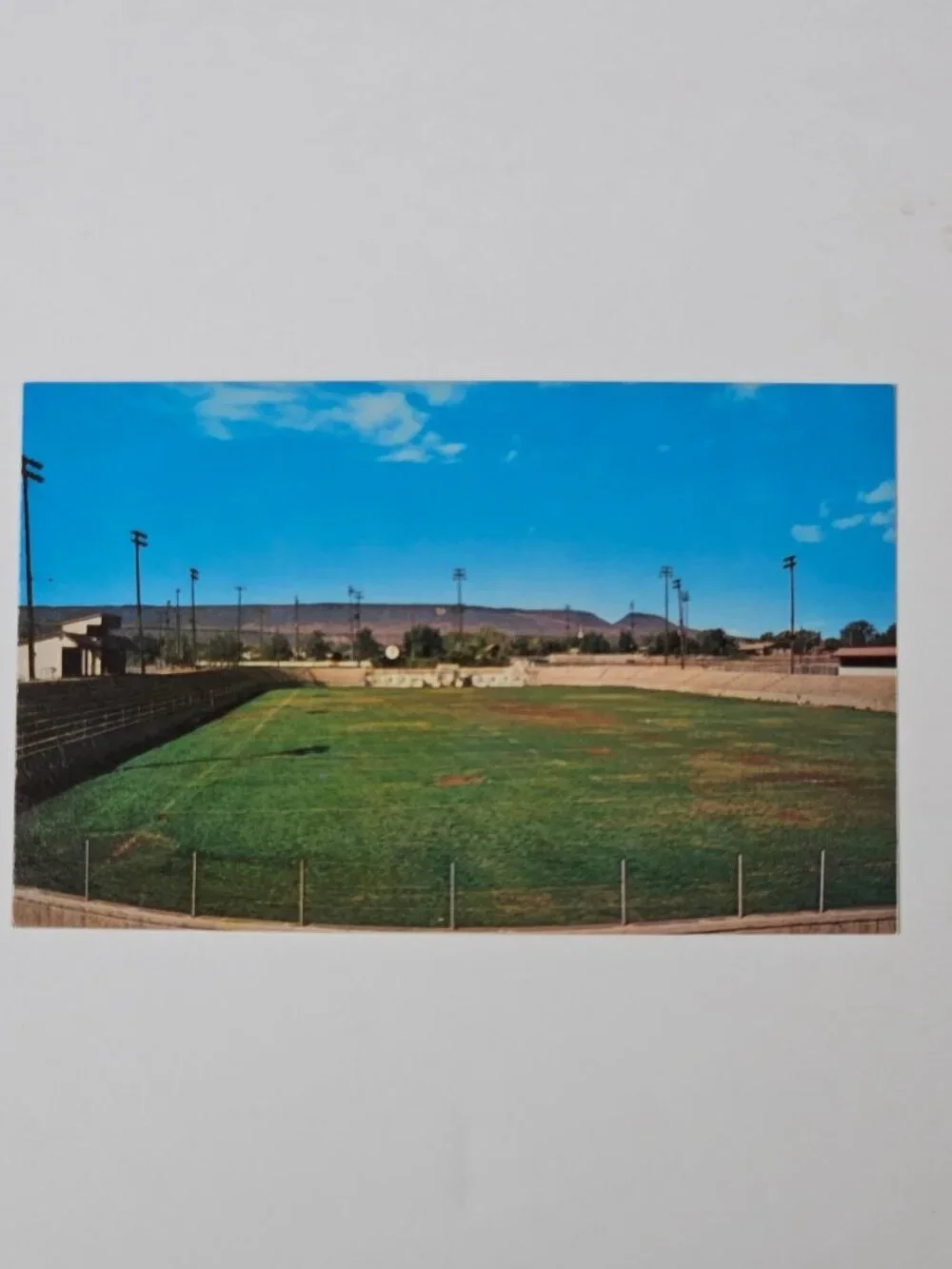 St George Utah Dixie Sun Bowl Football Field Postcard